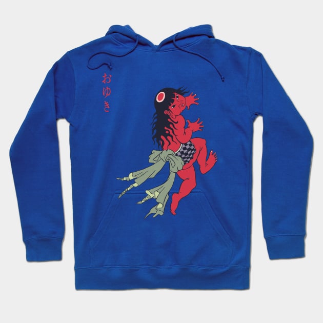 Oyuki Red Demon + Oyuki Hag Front & Back Hoodie by PreservedDragons